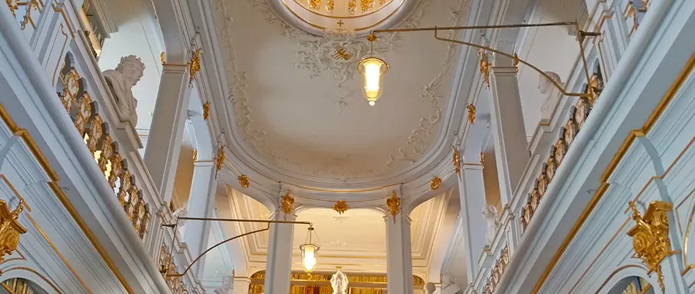 Blick in die Anna Amalia Bibliothek Weimar