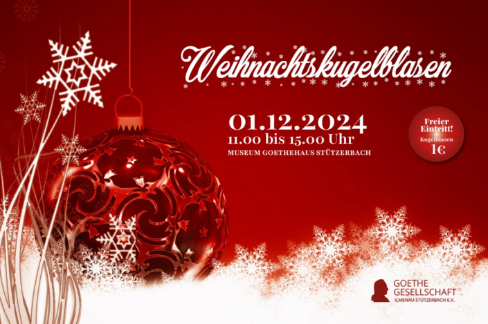 Weihnachtskugelblasen 2014 im Goethehaus Stützerbach Weihnachtskugelblasen 2014 im Goethehaus Stützerbach